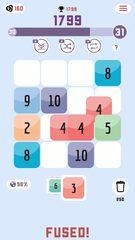 Screenshot 2: Fused: Number Puzzle Game
