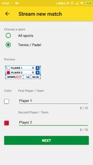 Screenshot 6: SportCam - Live Stream Your Match with Scoreboard