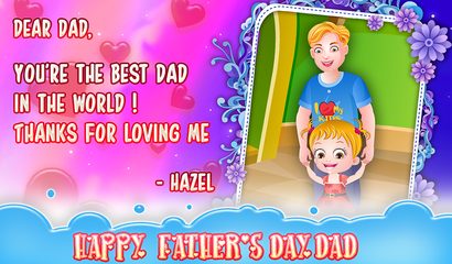 Screenshot 1: Baby Hazel Fathers Day