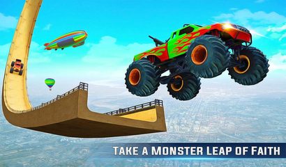 Screenshot 6: Impossible Monster Truck GT Stunt Car Racing Games