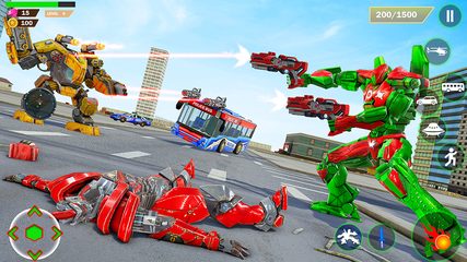 Screenshot 21: Bus Robot Car War - Robot Game