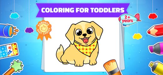 Screenshot 1: Coloring book for kids 2-6 4+