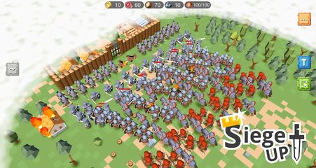 Screenshot 1: RTS Siege Up! - Medieval War