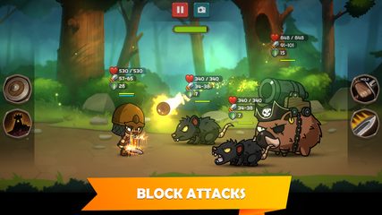 Screenshot 1: Kinda Heroes RPG: Rescue the P