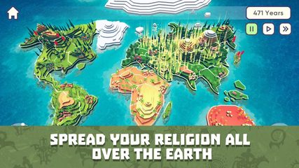 Screenshot 5: God Simulator. Sandbox strategy game Religion Inc.