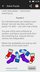 Screenshot 3: Probability Math Puzzles