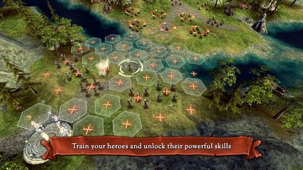 Screenshot 1: Hex Commander: Fantasy Heroes