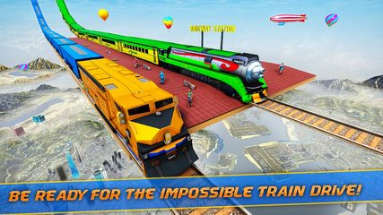 Screenshot 3: Mega Ramp Train Stunt Game