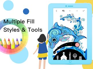 Screenshot 11: Spin Coloring 2019: Coloring Pages via Wheel Spin