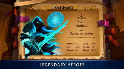 Screenshot 2: Heroes of War Magic－Turn Based RPG & Strategy game