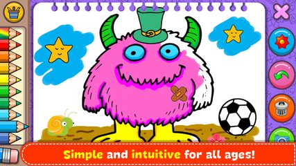 Screenshot 2: Fantasy Coloring Book & Games