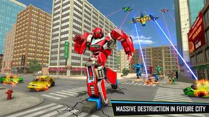Screenshot 7: Drone Robot Car Game - Robot Transforming Games