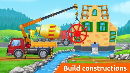 Screenshot 4: Build a House: Building Trucks