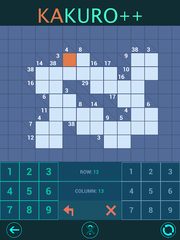 Screenshot 19: Kakuro Plus. Cross-Sums.