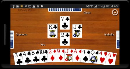 Screenshot 1: Hearts Card Classic