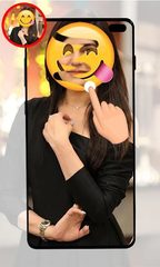 Screenshot 1: Girls Face Emoji Remover – Fac