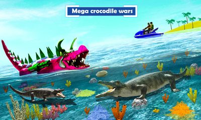 Screenshot 2: Crocodile Robot Car Transforming Mega Robot Games