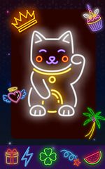 Screenshot 6: Glow Doodle Art - Color & Draw