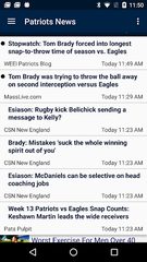 Screenshot 1: Football News - Patriots