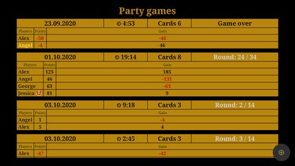 Screenshot 22: Poker Up and Down (scoreboard)