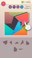 Screenshot 1: Polygrams - Tangram Puzzles