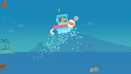 Screenshot 3: Dinosaur Patrol Boat: for kids