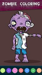 Screenshot 2: Zombie Coloring - Color by Numbers & Art Books