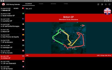 Screenshot 23: Racing Calendar + Ranking 2022