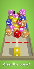 Screenshot 2: Chain Cube 2048: 3D merge game