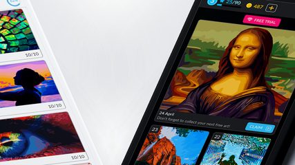 Screenshot 4: April Coloring - Oil Painting