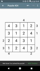 Screenshot 1: Skyscrapers Number Puzzle
