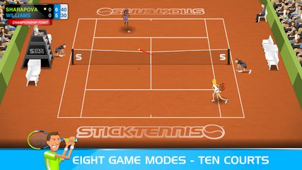 Screenshot 3: Stick Tennis