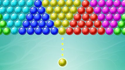 Screenshot 1: Bubble Shooter and Friends