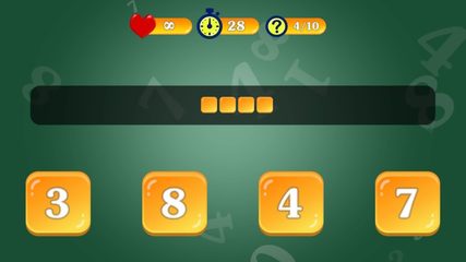 Screenshot 3: Learning to count numbers from 0 to 100