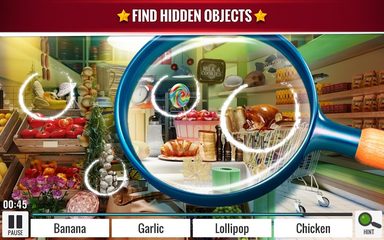 Screenshot 1: Hidden Objects Grocery Store – Find Hidden Things