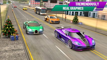 Screenshot 4: Crazy Car Racing : Racing Game
