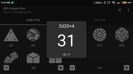 Screenshot 6: RPG Simple Dice