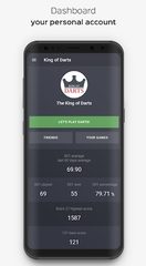 Screenshot 2: King of Darts scoreboard app