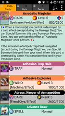 Screenshot 2: Database for Yugioh Cards