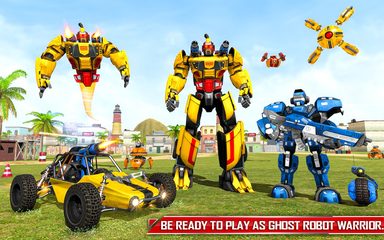 Screenshot 12: Flying Ghost Robot Car Game