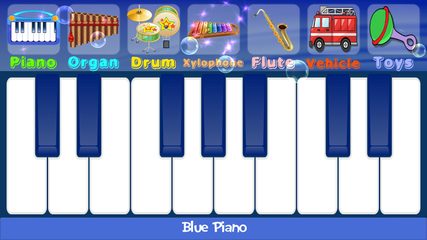 Screenshot 3: Blue Piano