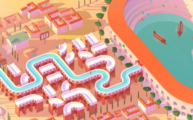 Screenshot 3: Aquavias – Water Flow Puzzle
