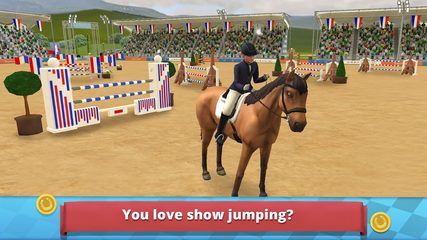 Screenshot 1: Horse World – Show Jumping