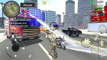 Screenshot 22: Super Crime Steel War Hero Iron Flying Mech Robot