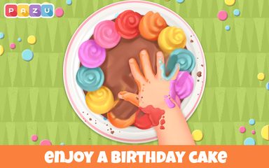 Screenshot 3: Baby Birthday Maker Game