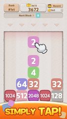 Screenshot 1: Drop Merge® - Number puzzle & Offline games