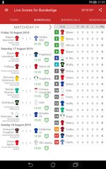 Screenshot 8: Live Scores for Bundesliga 2021/2022