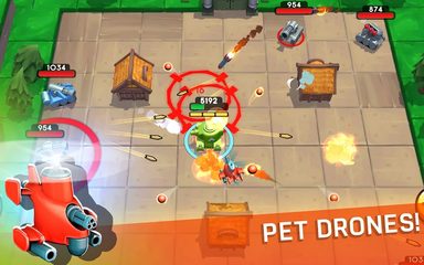 Screenshot 3: Tankhalla: New casual offline tank arcade game