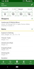 Screenshot 4: Character Sheet for any RPG