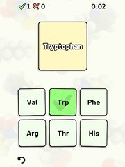Screenshot 12: Amino Acid Quiz